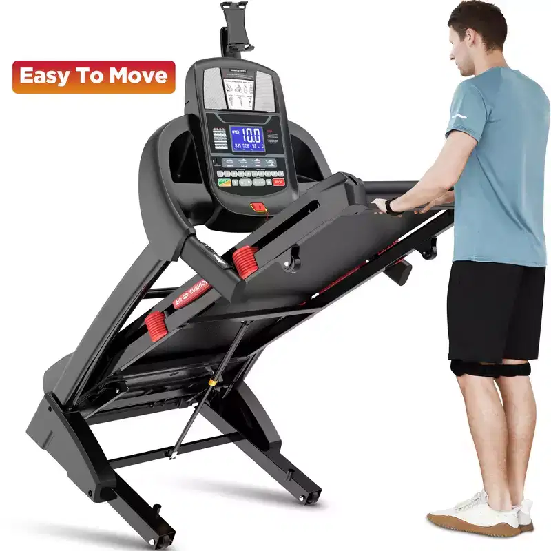 5.0HP Folding Treadmill for Home Office w/ 20Auto Incline, 300lbs Capacity Treadmill, 12MPH Fast Speed, 71 Programs, APP Enabled for Running Walking