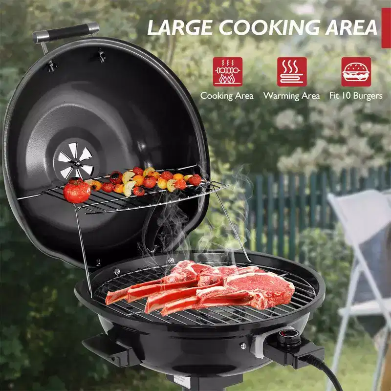 Karl Home Portable Double Layer Electric BBQ Grill