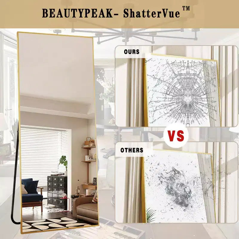 Rectangle Free-standing Full-Length Mirror