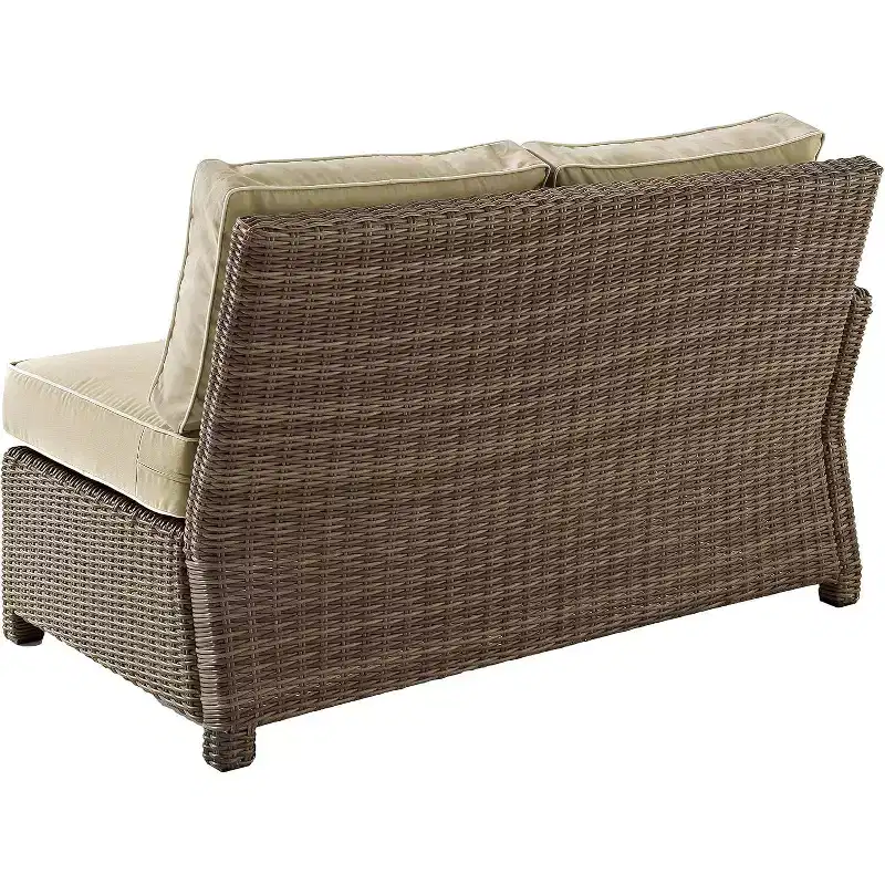 HomeStock Bradenton Outdoor Wicker Sectional Sofa