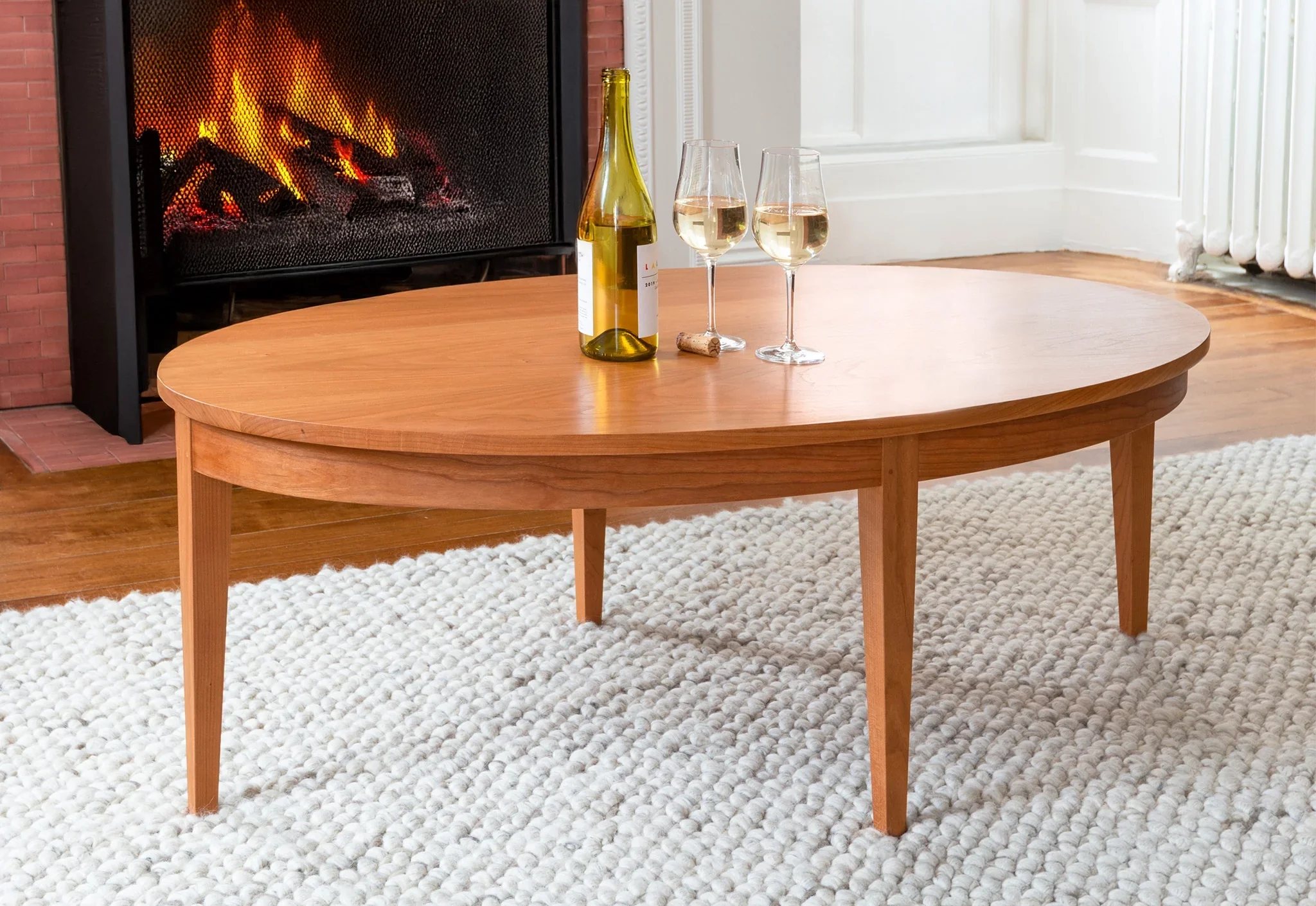 Oval Coffee Table - Designed in a shape more common to dining tables, our Oval Coffee Table shows a level of restraint