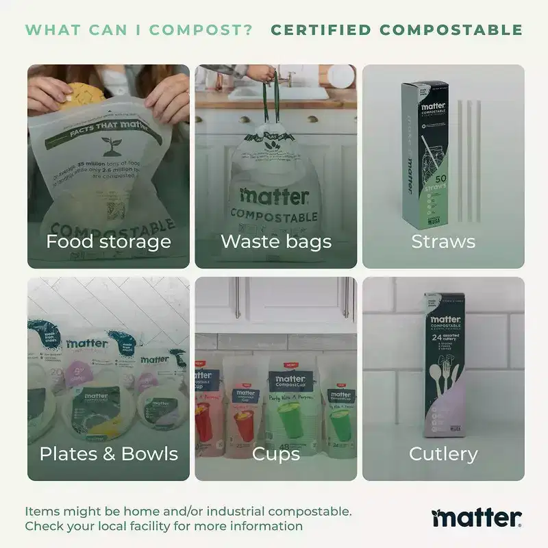 Matter Compostable Food Storage Container - 5ct