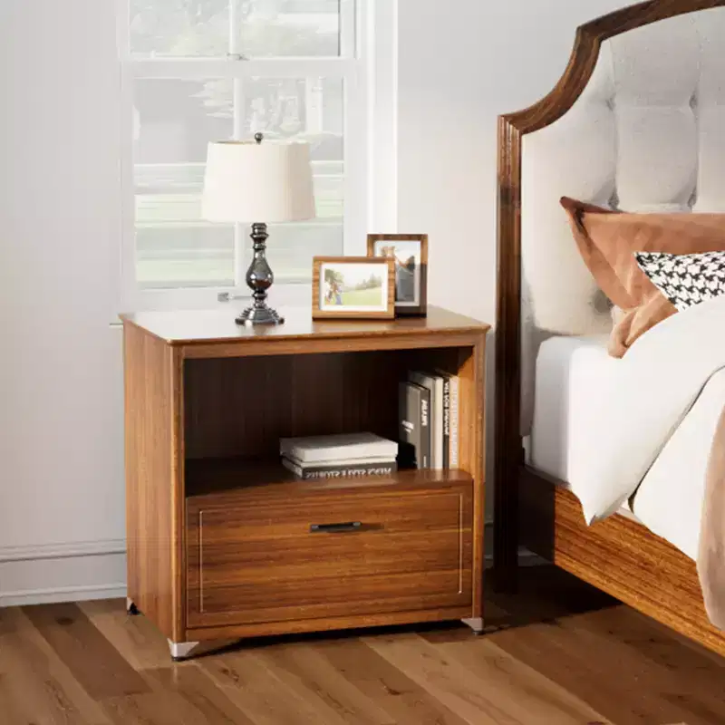 29'' Display File Storage Cabinet, Walnut