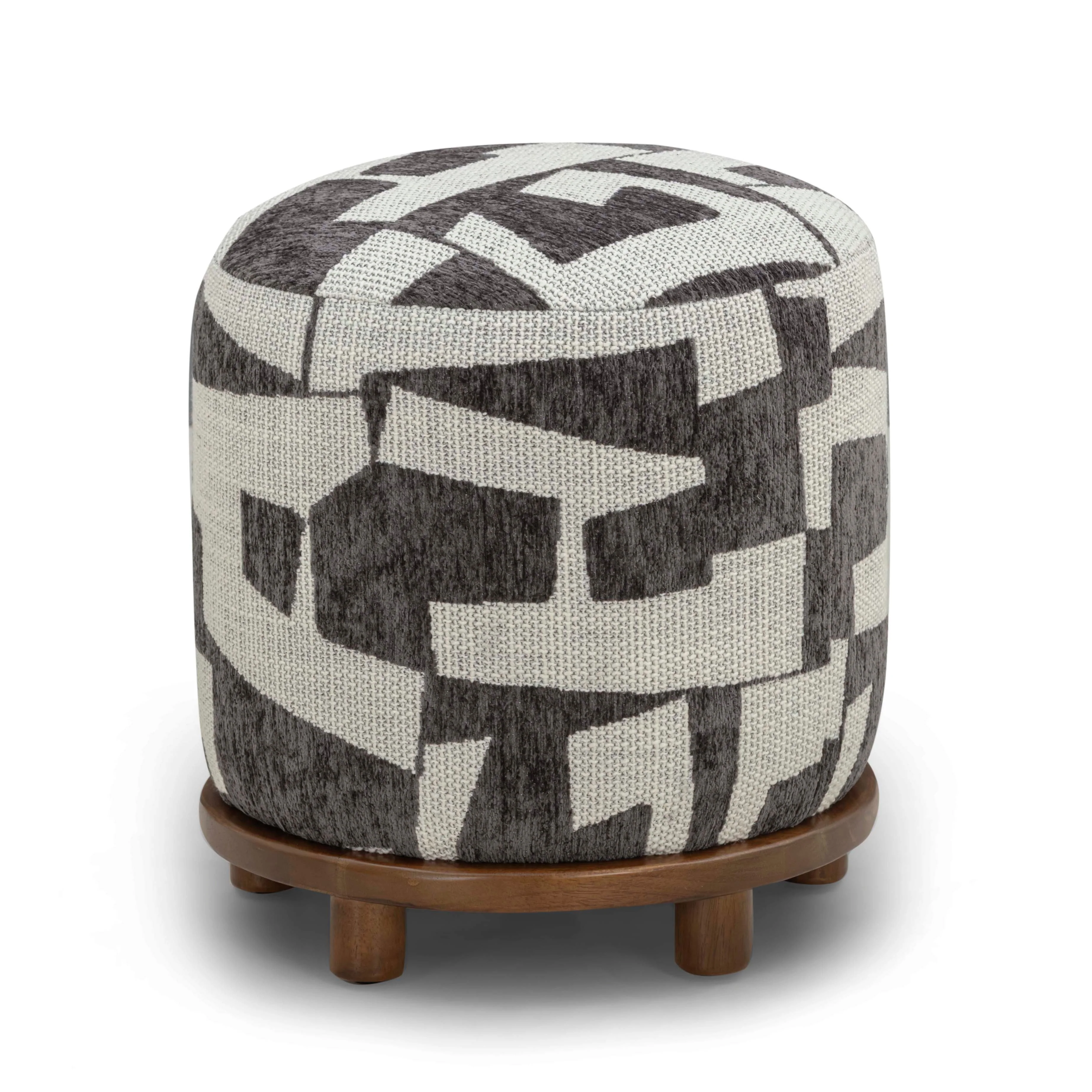 Performance Jacquard Ottoman