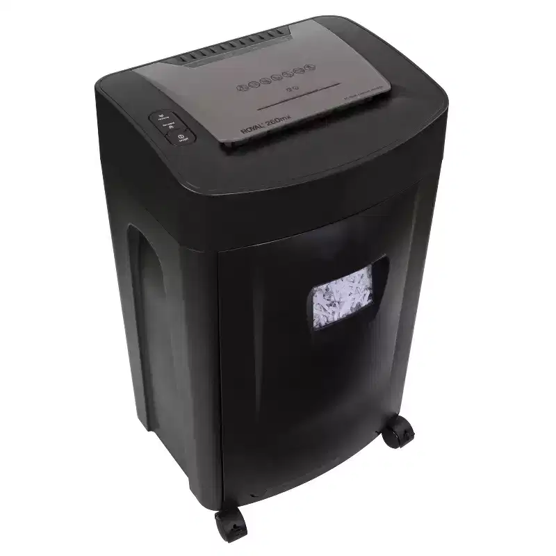 Royal 260MX 20-Sheet Crosscut Paper Shredder with Basket
