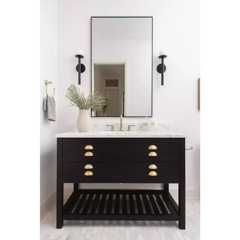 Delta Faucets Trinsic Two Handle Widespread Bathroom Faucet