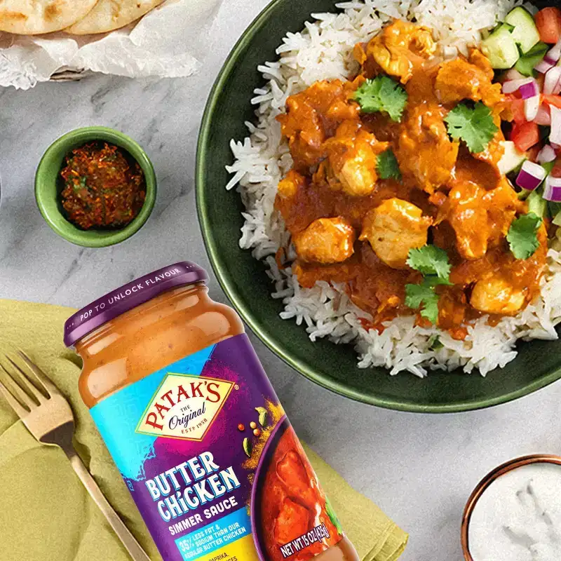 Patak's Less Fat Butter Chicken Cooking Sauce - 15oz