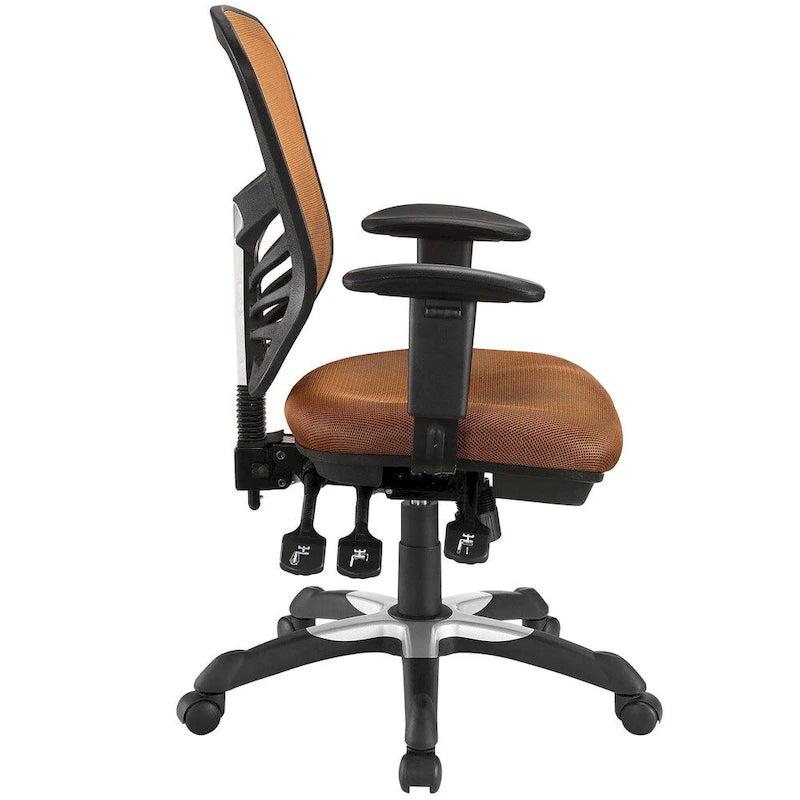 Ergonomic Mesh Office Chair with Adjustable Back & Armrests