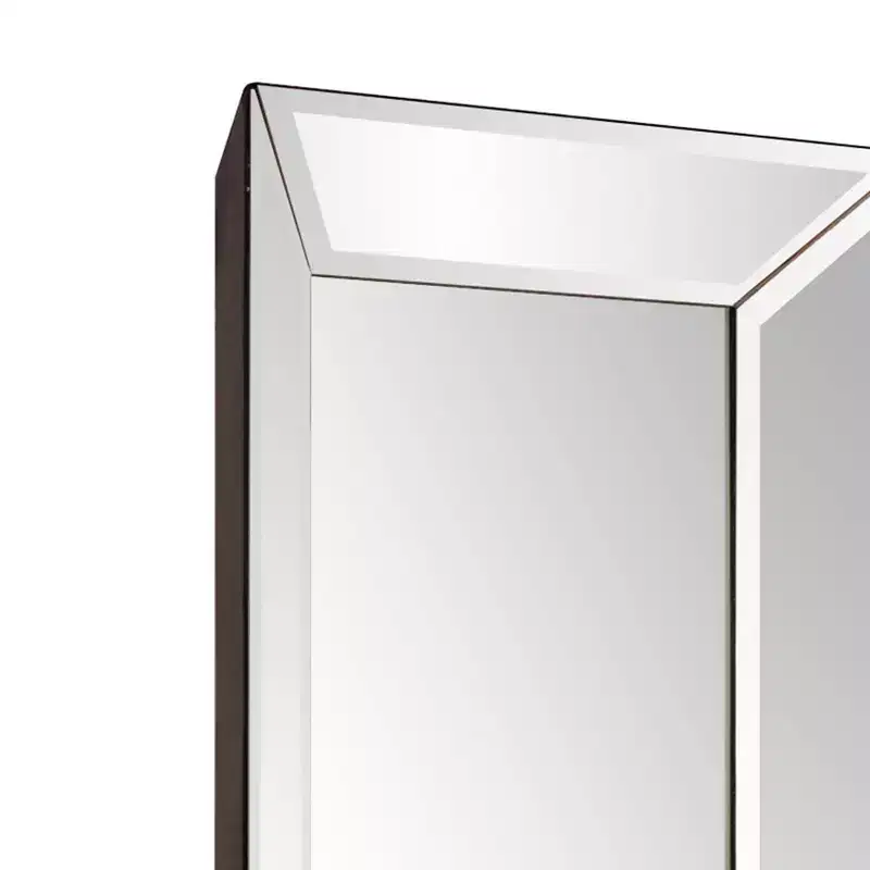 Howard Elliott 48"x20" Wood Framed Rectangular Pitched and Flared Dressing Mirror