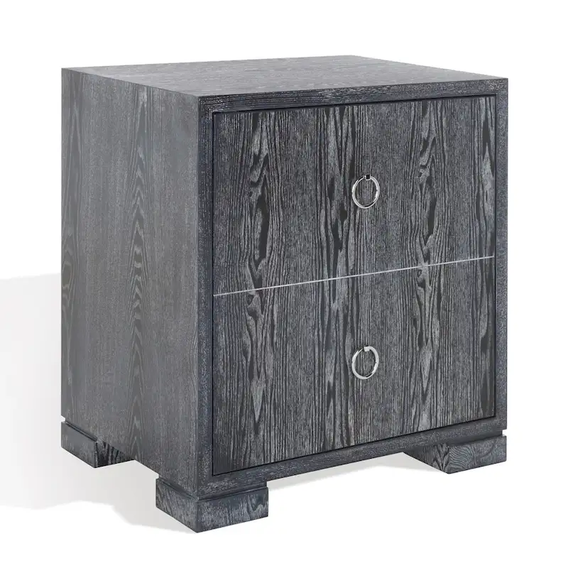 White and Gold Lacquer Chest - 24 W x 18 D x 26 H