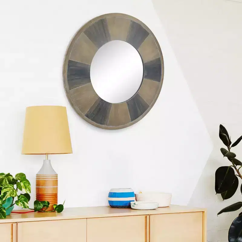 27 Round Rustic Mirror - Stonebriar Collection
