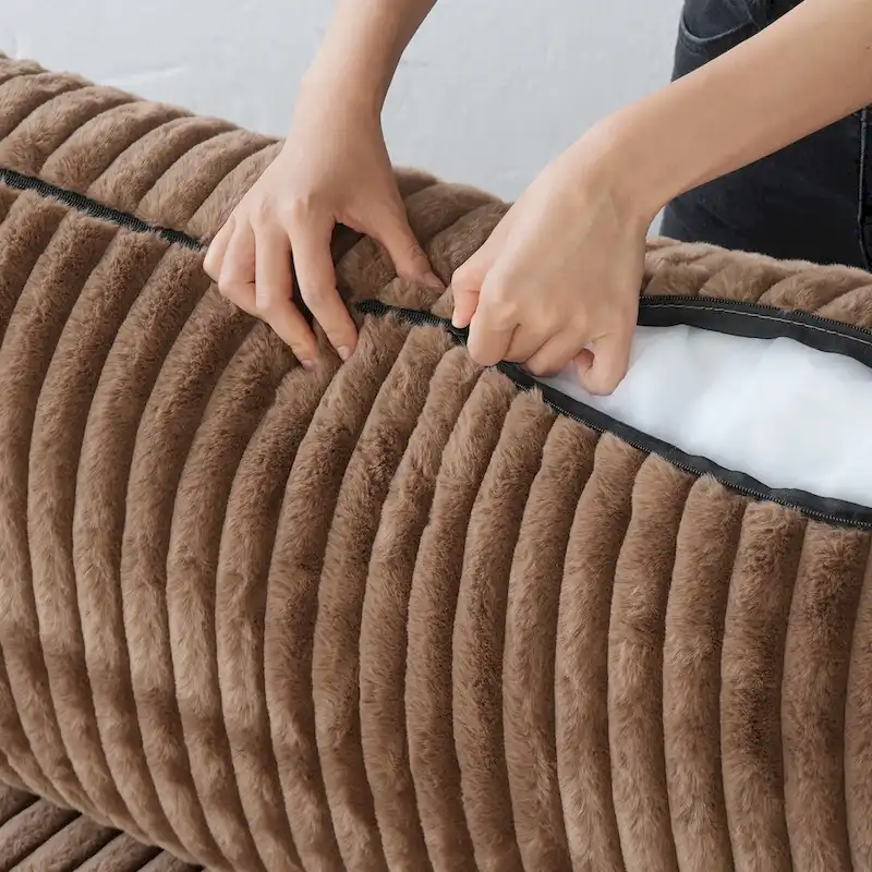 Cloud Corner Sofa Soft Plush Upholstered Modular Sectional Sofa Down Filled Living Room Couch