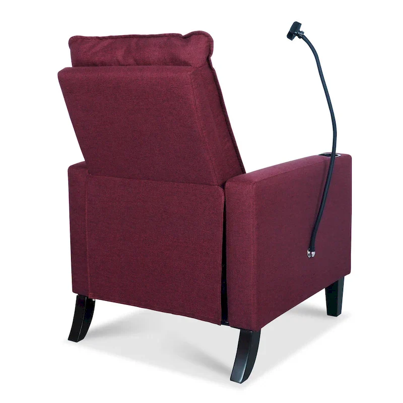 Adjustable Recliner Sofa with Cup Holder and Storage Pocket