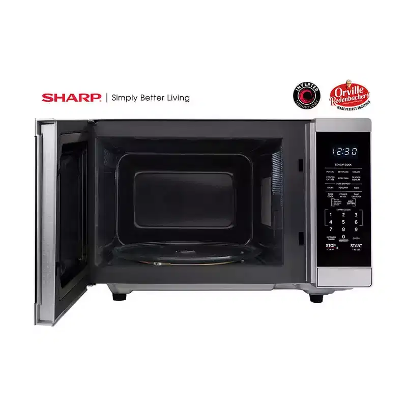 Sharp SMC1464HS 1.4 Cu. Ft. Stainless Steel Countertop Microwave