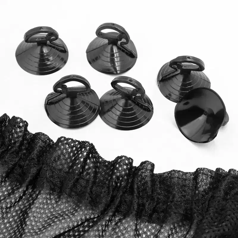 Unique Bargains Car Foldable SunShade Side Window Nylon Mesh Curtain 27.6x16.5 Black 2 Pcs