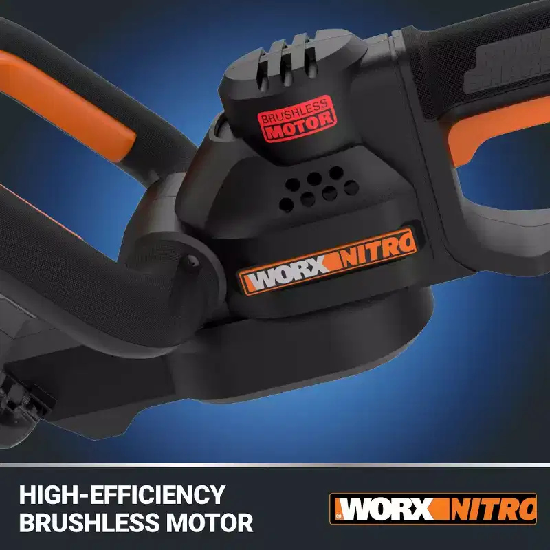 Worx Nitro WG263.9 20V Brushless 22 Cordless Hedge Trimmer (TOOL ONLY)