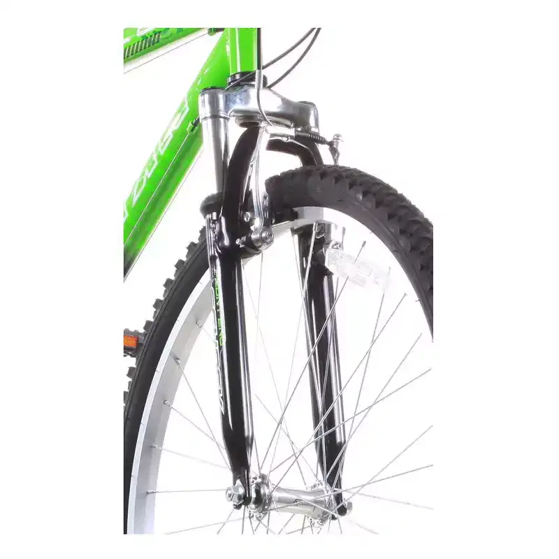 Titan Trail 21-speed Suspension Men's Mountain Bike, 18-Inch Frame, Green and Black