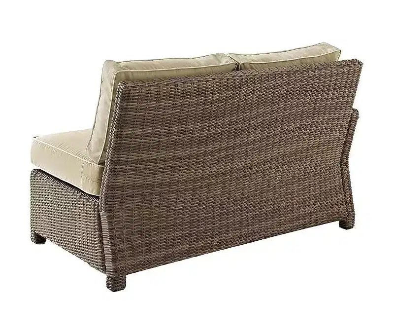 HomeStock Bradenton Outdoor Wicker Sectional Sofa