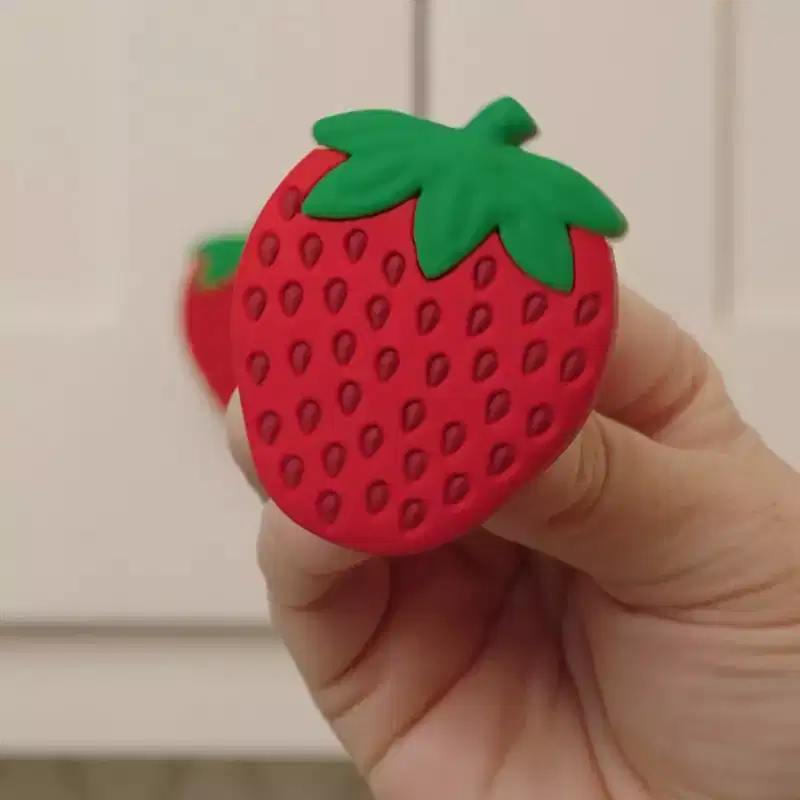 Knobz: Decorative Knob Covers - Strawberry - 12pk, Hardware Decorations