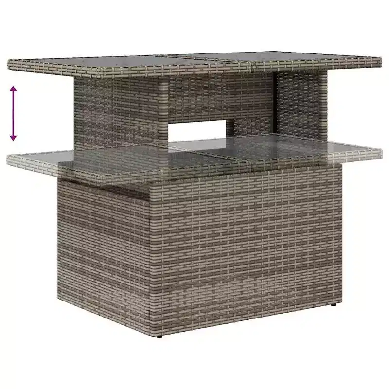 vidaXL Handy Patio Sofa Set with Cushions for Chilling Outside