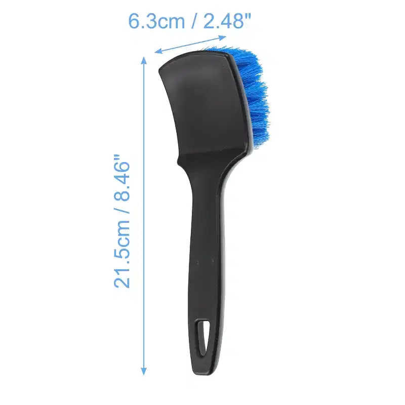 Unique Bargains Short Handle Soft Bristle Car Washing Wheel Tire Brush