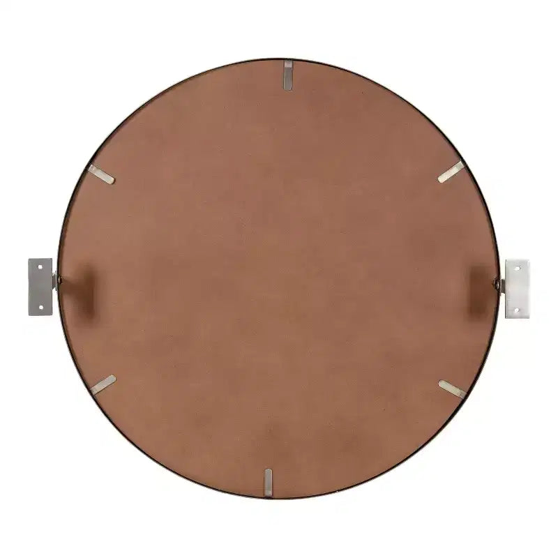 Kate and Laurel Taurus Pivot Wall Mirror, 26x24, Silver