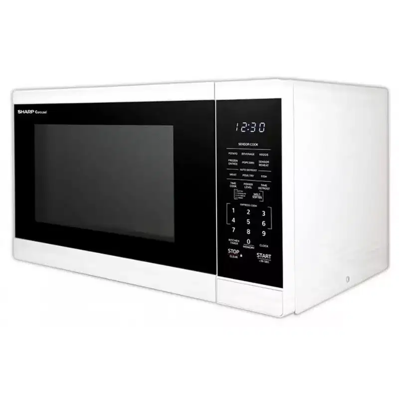 Sharp SMC1461HW 1.4 Cu. Ft. White Countertop Microwave Oven