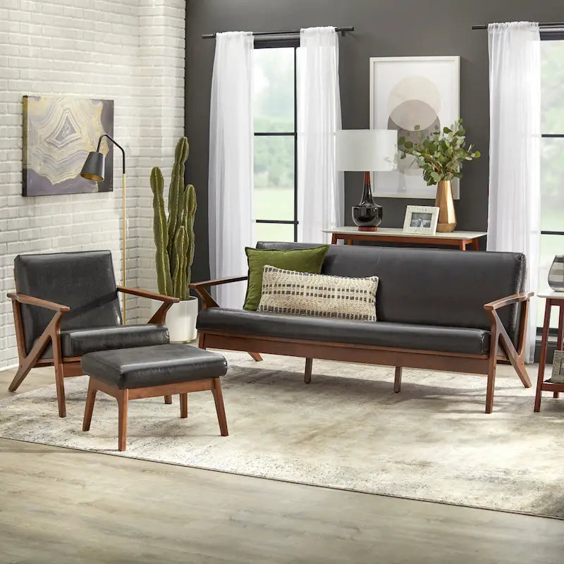 Simple Living Bianca Solid Wood Living Room Set
