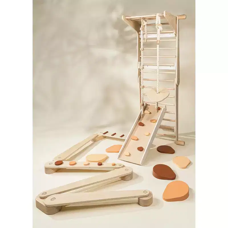 Coco Village - Montessori 2-in-1 Triangle & Wall Climber