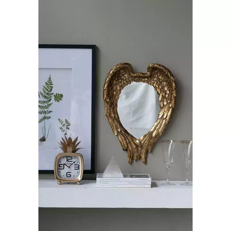 Golden Wing Decorative Wall Mirror