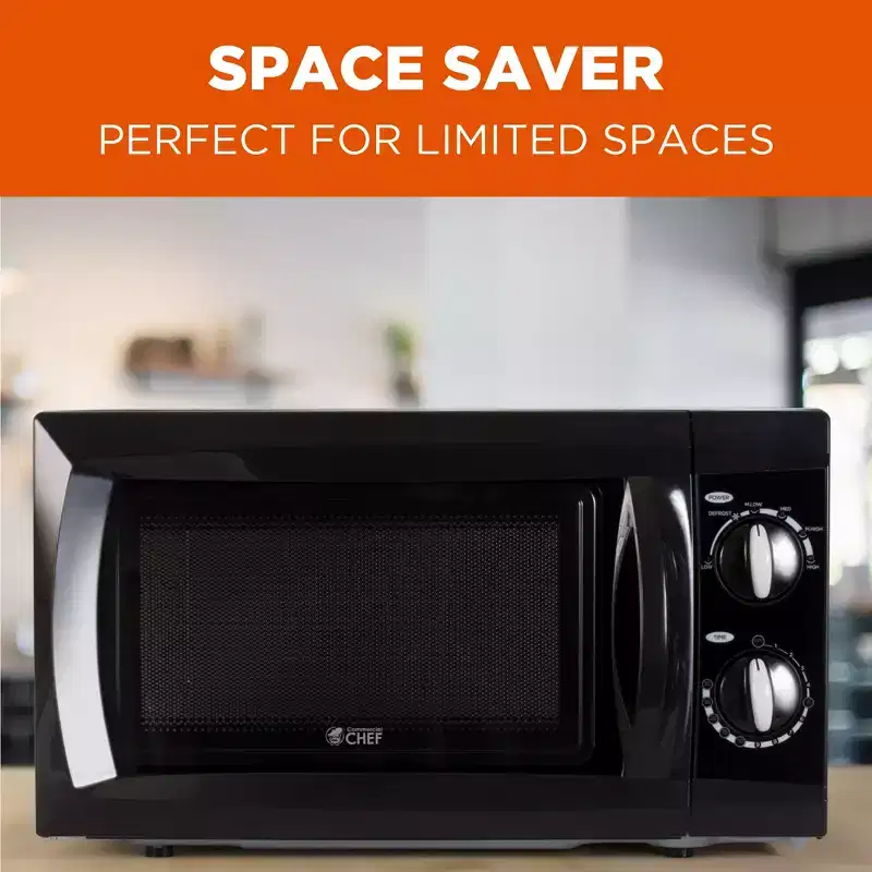 COMMERCIAL CHEF Countertop Microwave Oven 0.6 Cu. Ft. 600W