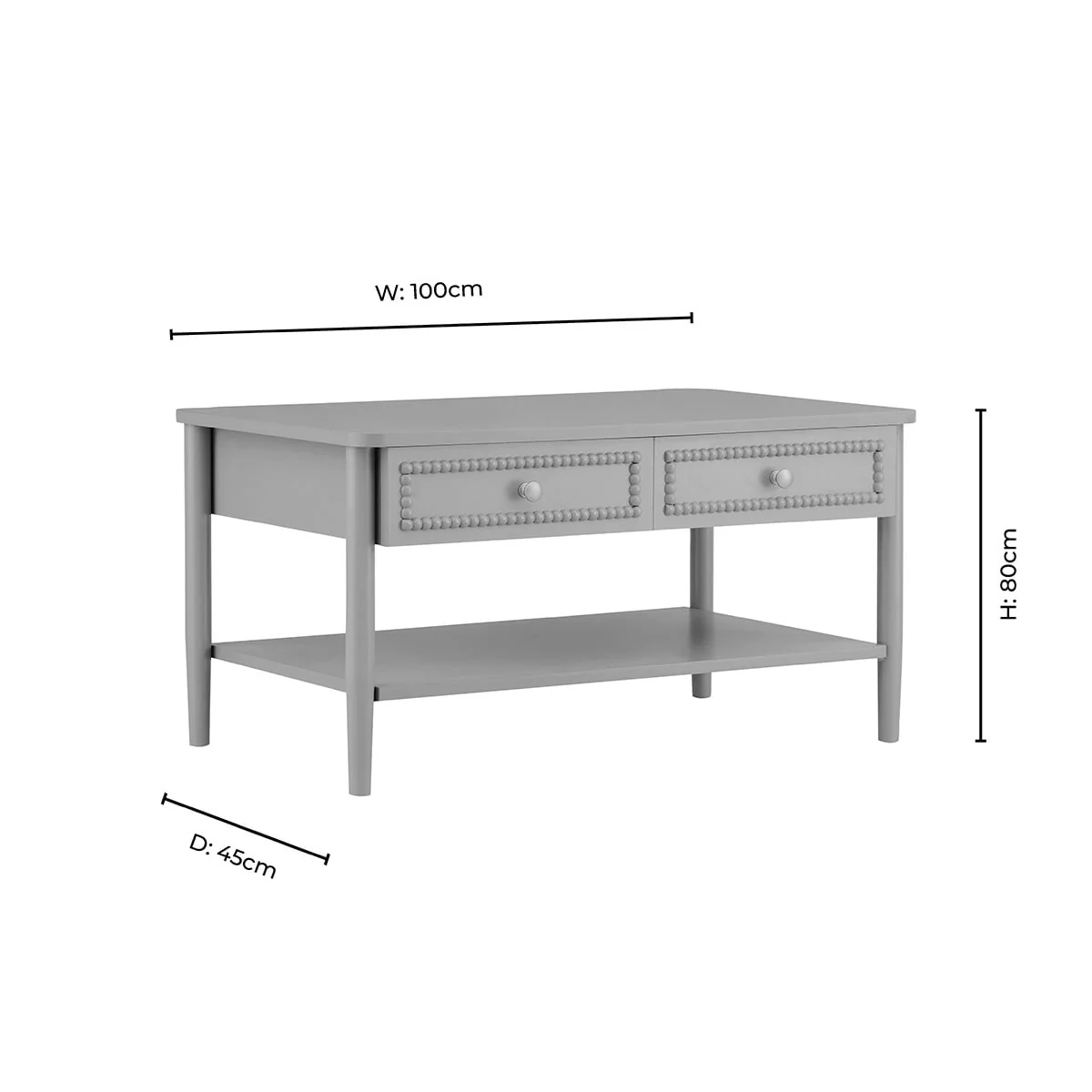 Dressing Table - Taupe
