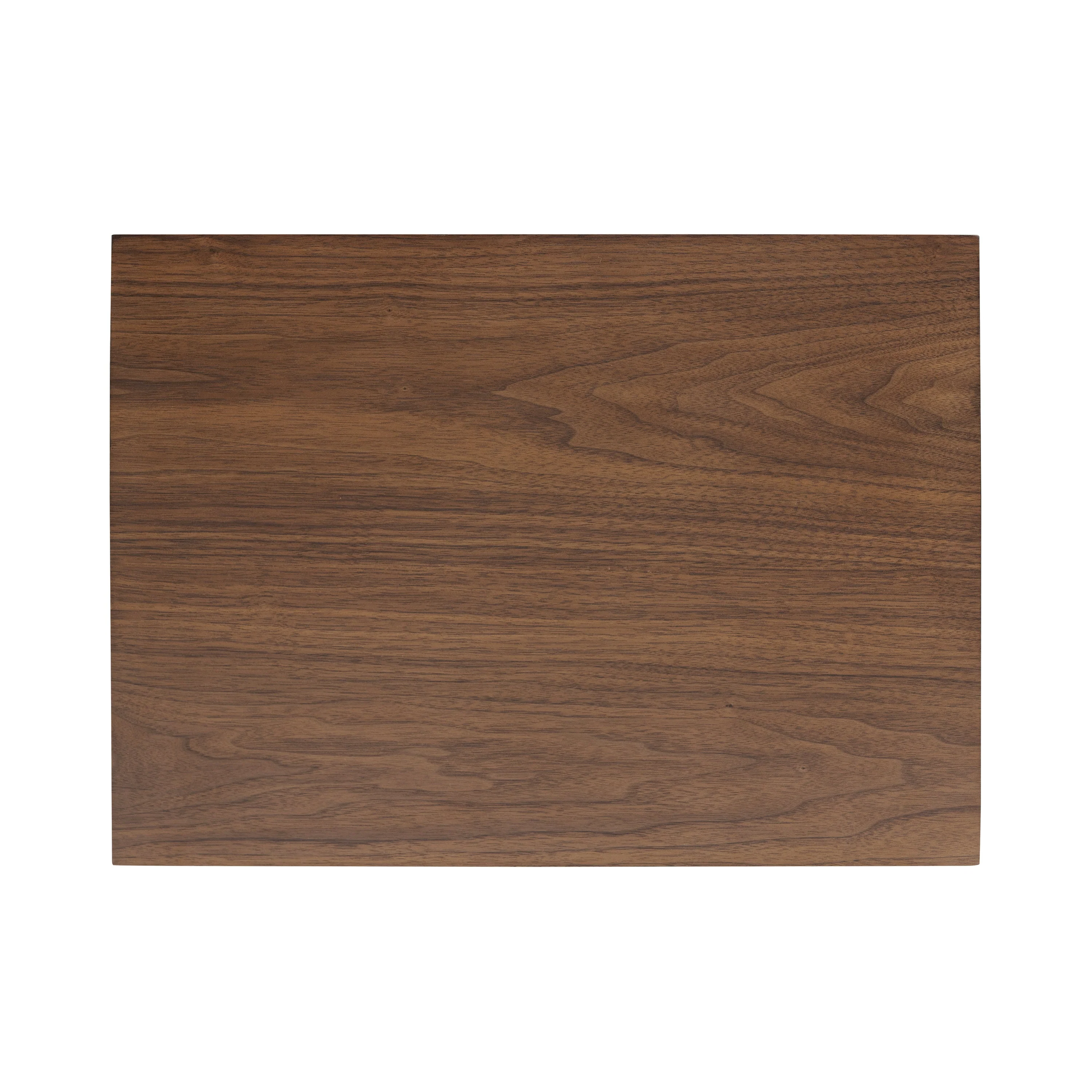 Mid-Century Modern Walnut Walnut Wood Nightstand with Solid Walnut