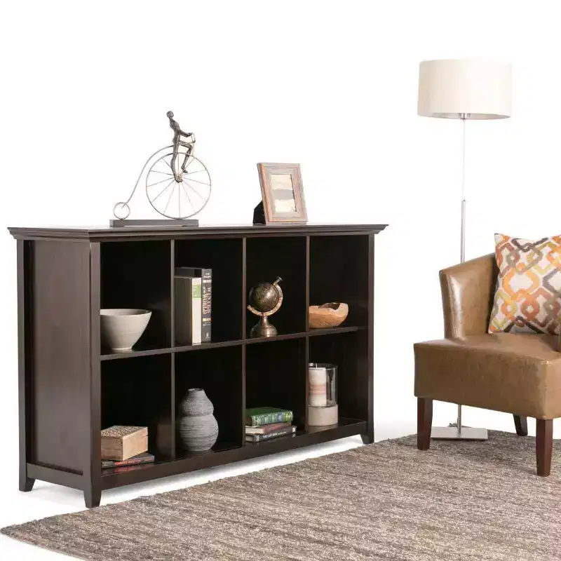 8-Cube Storage Sofa Table – Halifax Style, Multi-Functional Shelving