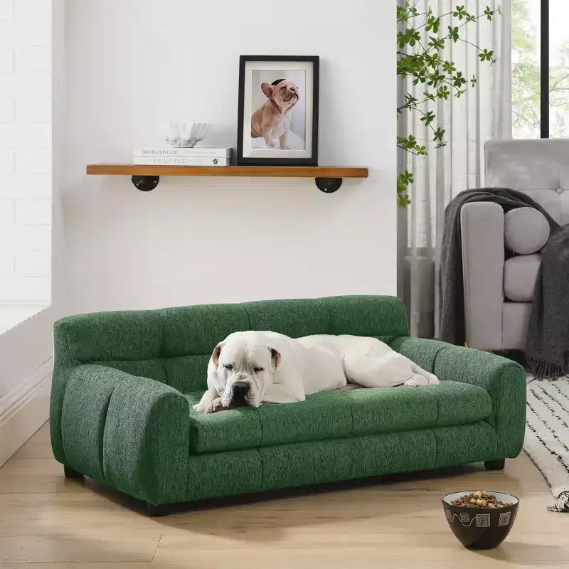 Multipet Soft and Comfortable Pet Sofa with Backrest and Armrests