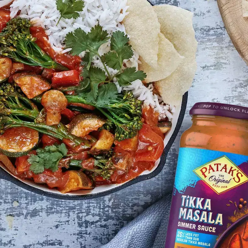 Patak's Less Fat Tikka Masala Cooking Sauce - 15oz