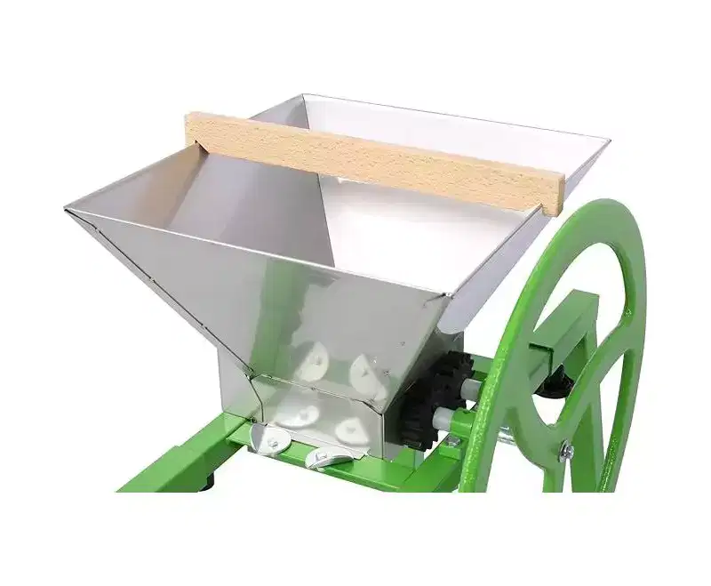 Manual Juicer Grinder With stand 7L,Portable Fruit crusher with wheel Stainless Steel fruit Scratter Pulper for Wine and Cider Pressing