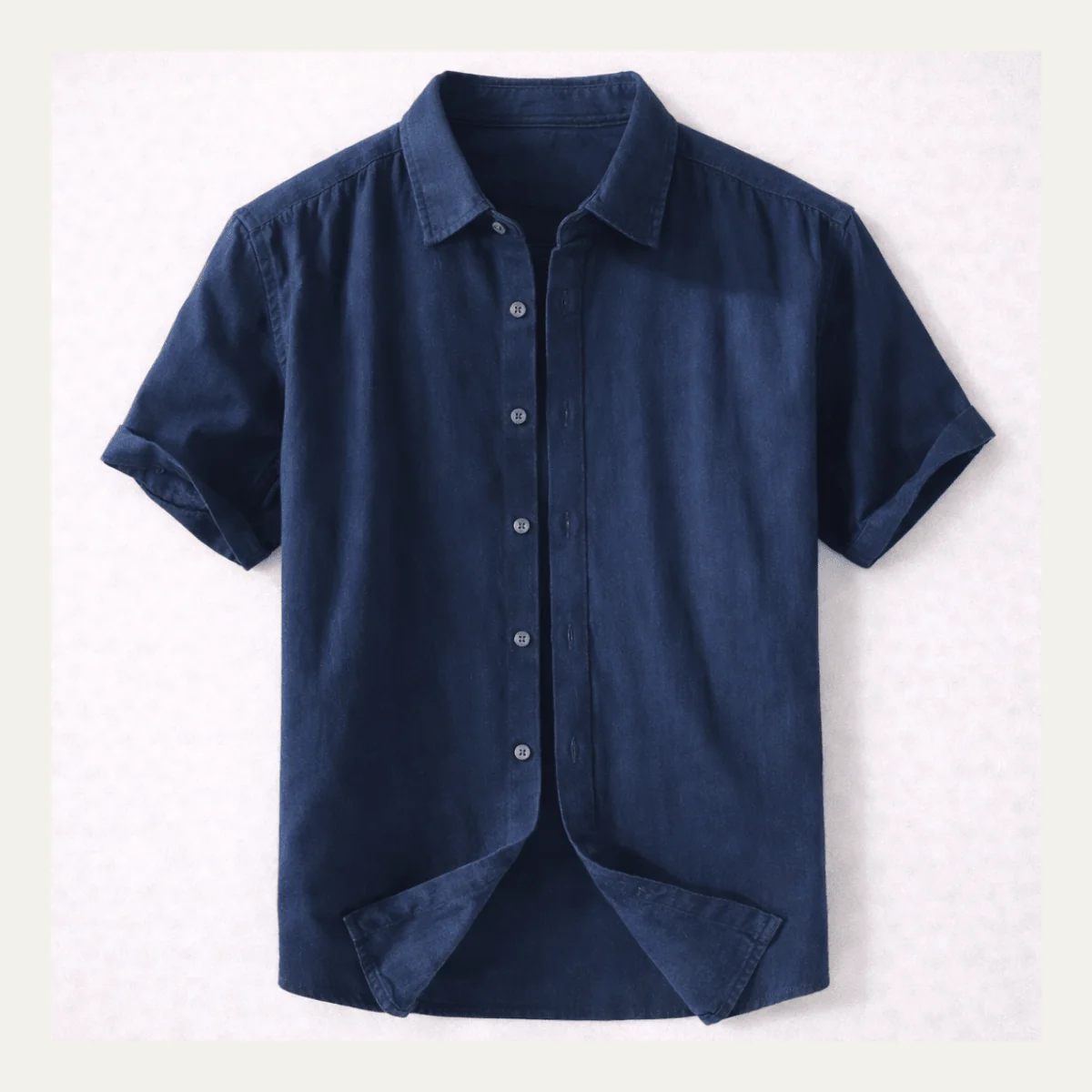 Men's Shirt ¡ª Short Sleeve Relaxed Fit Button-Down Collar