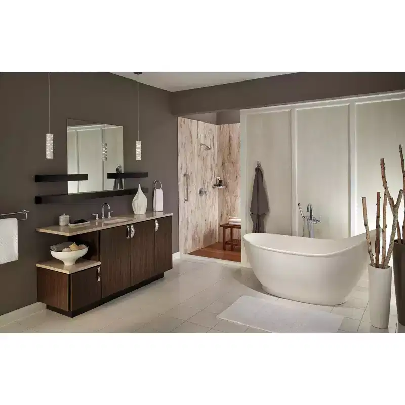 Delta Faucets Trinsic Two Handle Widespread Bathroom Faucet