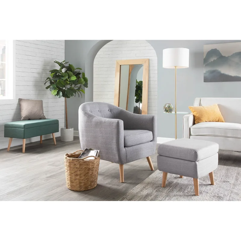 Lieksa Mid-Century Modern Accent Chair