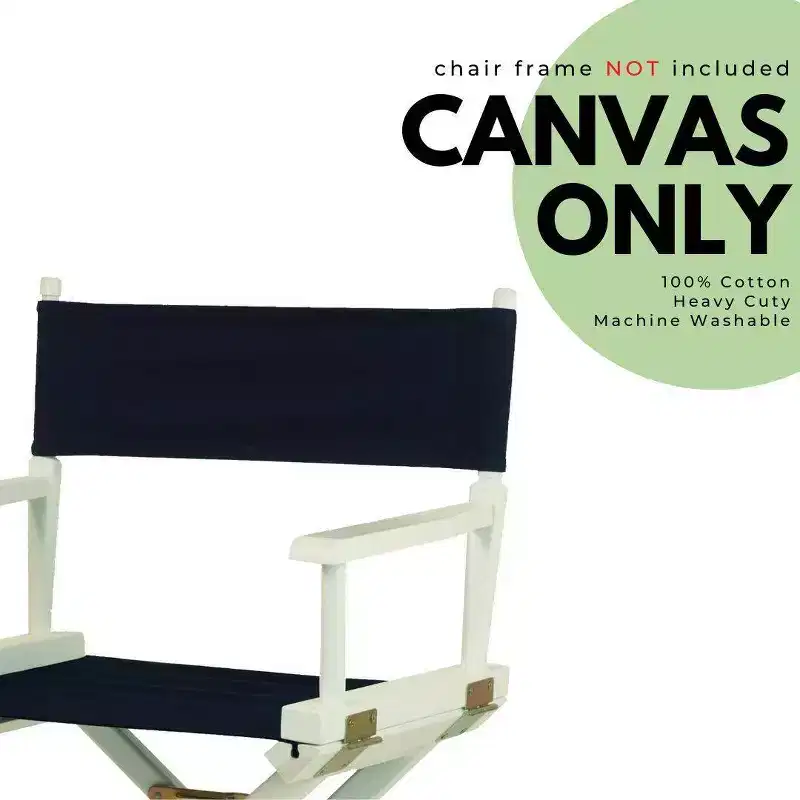 Extra Wide Director's Chair Replacement Canvas Wide - Flora Home