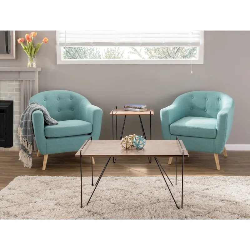 Lieksa Mid-Century Modern Accent Chair