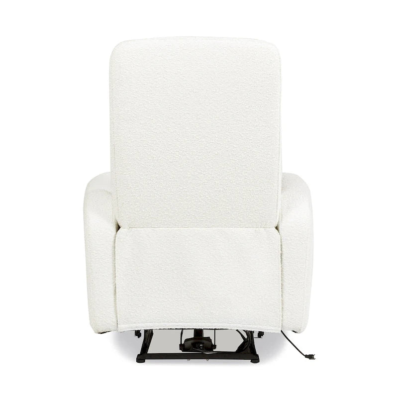 Bloomy 35.5  Boucle Upholstered High-Back Power Recliner Motion Chair