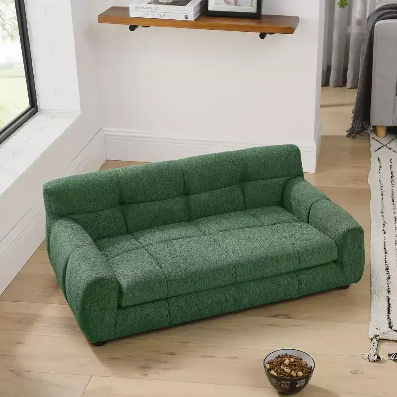 Multipet Soft and Comfortable Pet Sofa with Backrest and Armrests