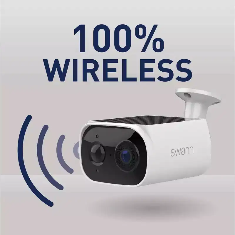 Swann EVO Outdoor Cam with Integrated Solar Panel