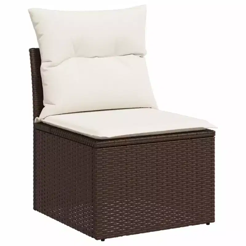 vidaXL Handy Patio Sofa Set with Cushions for Chilling Outside