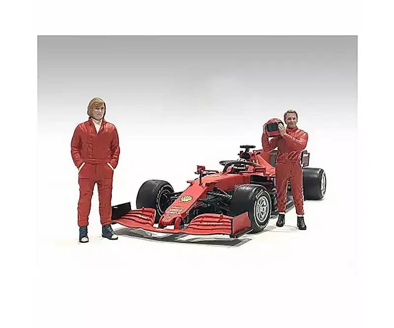 Racing Legends 70's Set of 2 Diecast Figures for 1/43 Scale Models by American Diorama