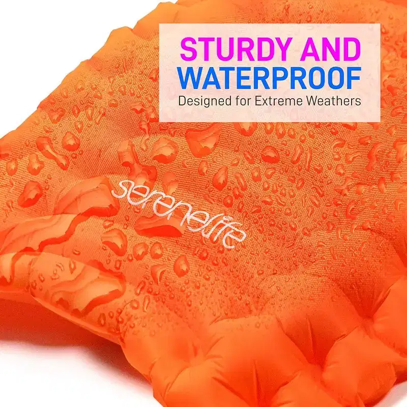 SereneLife Ultralight Sleeping Pad - Portable, Comfortable, and Tear-Resistant