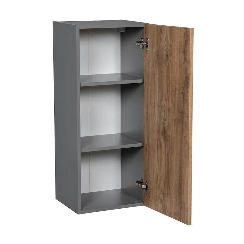12 x 36 Wall Cabinet, Single Door, Grey