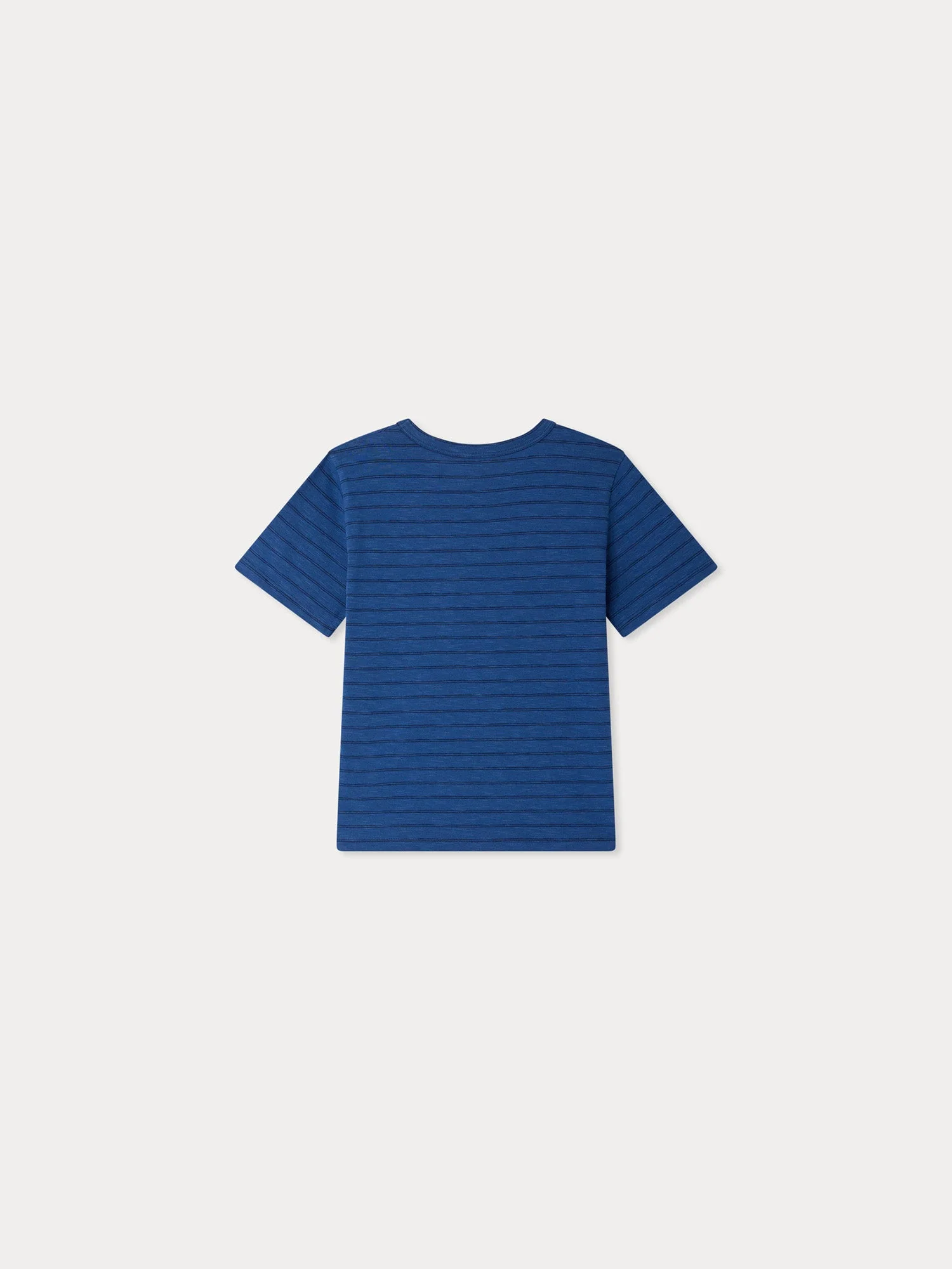 deep blue t-shirt in organic cotton